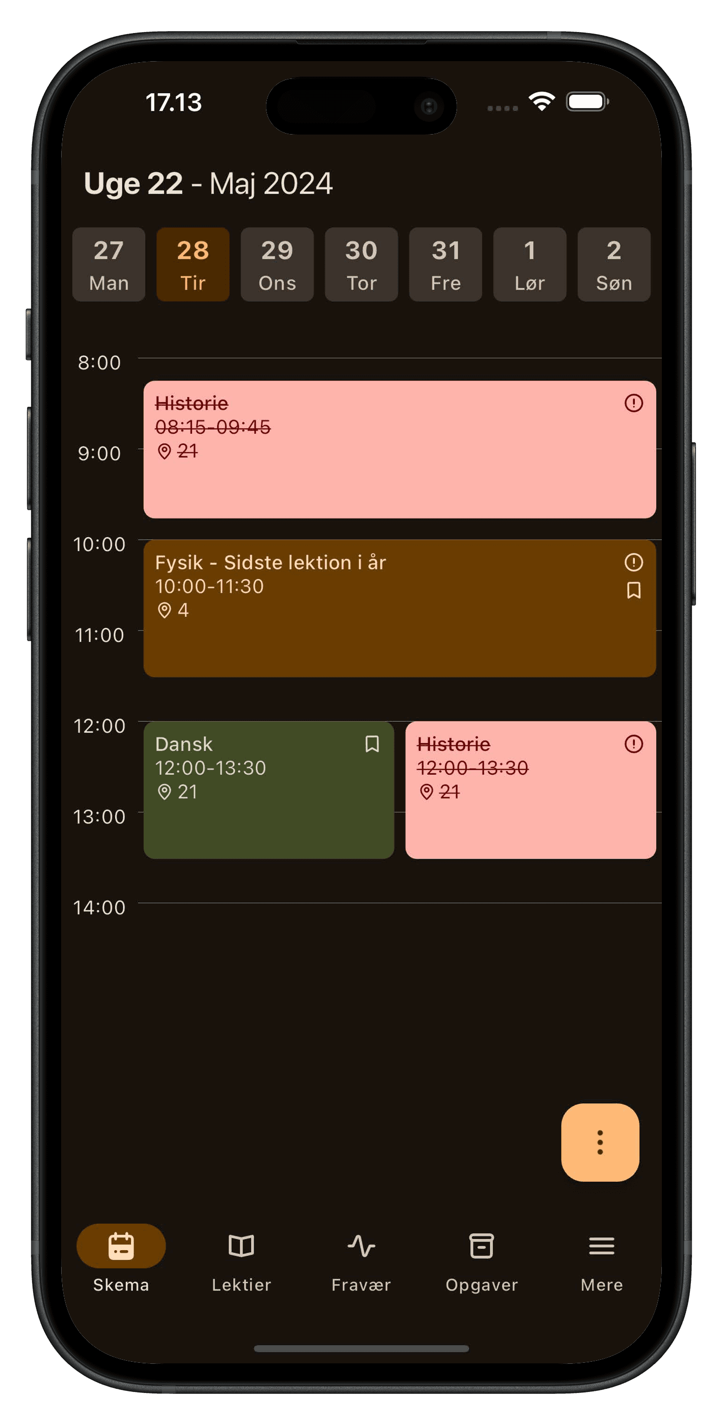 A mockup of Lectio++ showing the Schema screen